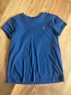 Polo by Ralph Lauren Navy Tee with Red Pony Logo